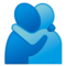 People Hugging emoji on Samsung